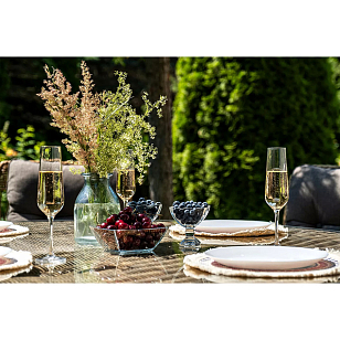 Обеденная группа 4SIS Эспрессо-150 C, цвет соломенный, садовая мебель