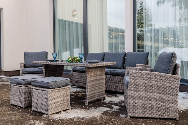 Комплект садовой мебели Lite Zoya серый 