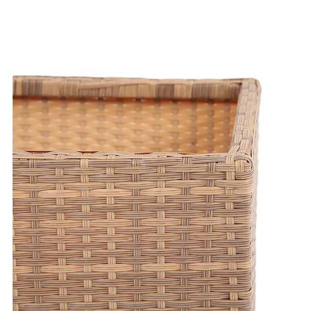 Кашпо 4SIS Лунго, цвет соломенный 