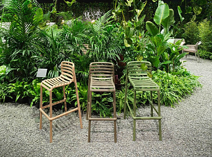 Стул барный Nardi Doga Stool Цвет: агава, садовая мебель