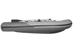Лодка ПВХ Фрегат 370 Air (НДНД) серая для отдыха за городом Лодка ПВХ Фрегат 370 Air (НДНД) серая для хобби и пикника