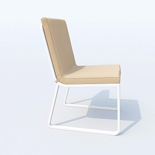 Обеденная группа Ideal Patio Diva Gira Цвет: белый, бежевый, садовая мебель