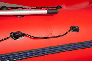 Лодка ПВХ Фрегат 430 FM Light Jet/L/S красная для хобби и пикника