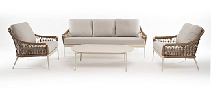 Лаунж-зона 4SIS Венеция, цвет соломенный, садовая мебель