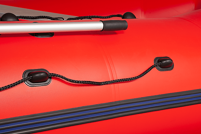 Лодка ПВХ Фрегат 430 FM Light Jet/L/S красная