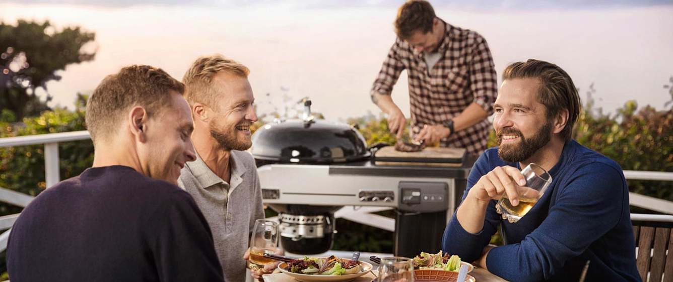 угольный гриль weber performer deluxe gbs, 57 см, черный