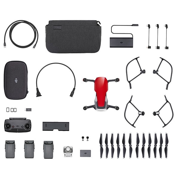 Квадрокоптер DJI Mavic Air Fly More Combo (Flame Red, красный)
