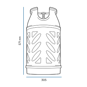 Композитный газовый баллон Ragasco 24,5