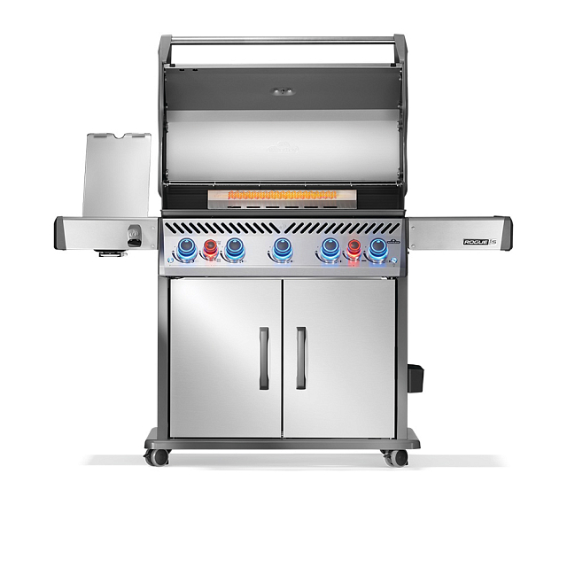 гриль газовый napoleon rogue pro-s 625 стальной (с ик горелкой 3/3)