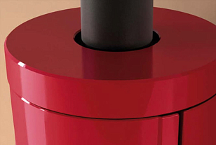 Печь дровяная La Nordica Fortuna Цвет: красный, товары для загородного дома