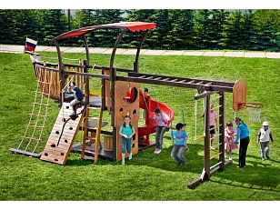 Деревянный городок Leda Адмирал, уличное оборудование