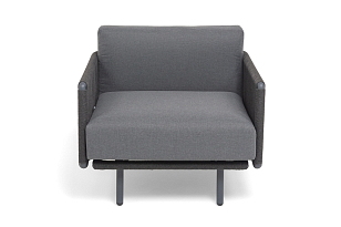 Кресло 4SIS Джелло, темно-серое, садовая мебель