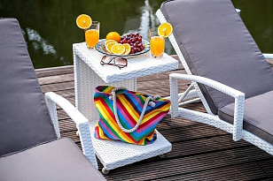 Комплект для отдыха Joygarden Milano белый, садовая мебель