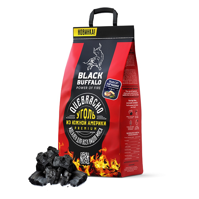 Уголь Black Buffalo Quebracho 4 кг