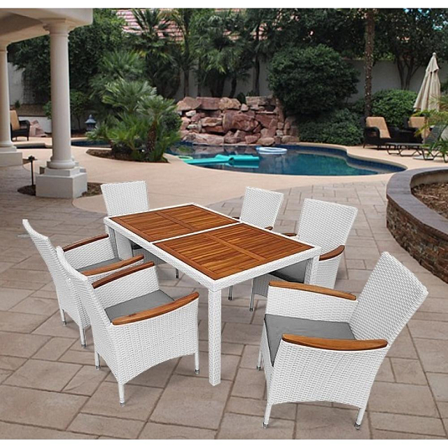 Комплект садовой мебели Lite Jia White 