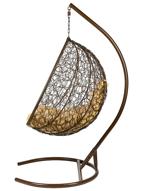 Подвесное кресло Bozollo Palla Marrone 