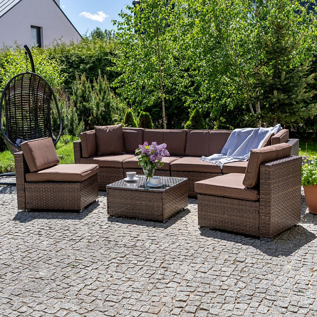 Комплект мебели из искусственного ротанга Lite Mia Brown 