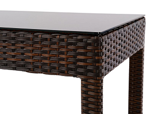 Лаунж зона Joygarden Milano темно-коричневый для дачи Лаунж зона Joygarden Milano темно-коричневый, садовая мебель