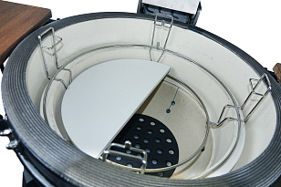 керамический гриль fornetto kamado large для дачи