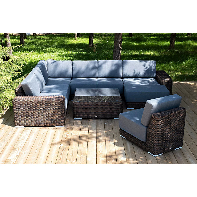 Кушетка 4SIS Капри, цвет коричневый 