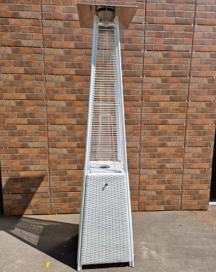 Уличный газовый обогреватель WWT 13I Rotang White mini Mini, уличное оборудование