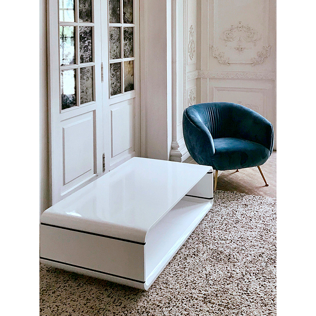 Столик-тумба журнальный Paoli Opus Цвет: белый