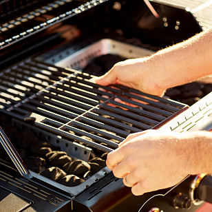 угольный + газовый гриль char-broil hybrid gas2coal