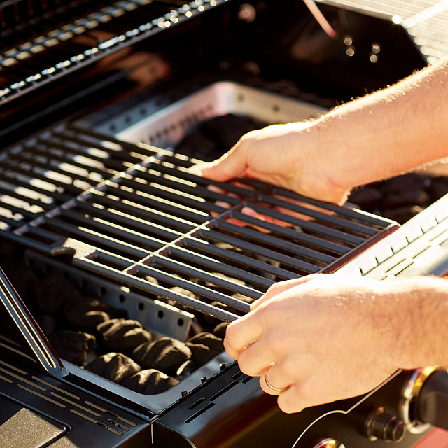 угольный + газовый гриль char-broil hybrid gas2coal