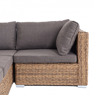 Диван угловой 4SIS Лунго (гиацинт) Цвет: соломенный, садовая мебель