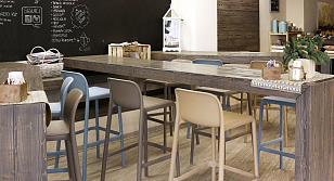 Стул барный Nardi Faro Цвет: голубой, садовая мебель