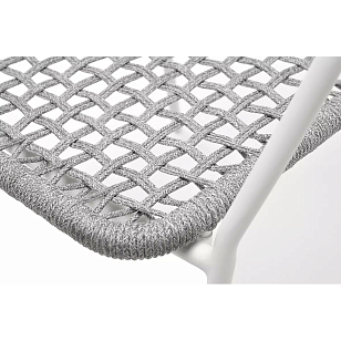 Стул 4SIS Тунис из роупа, цвет серый, садовая мебель