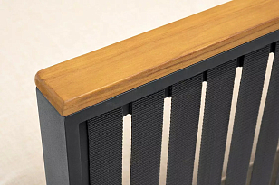 Диван из алюминия Joygarden Horizon двухместный, садовая мебель