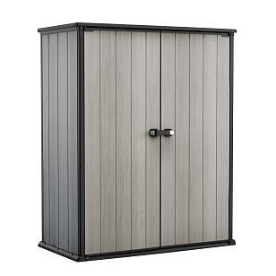 Высокий шкаф Keter Duotech High Store 1400 л + 2 полки для дачи Высокий шкаф Keter Duotech High Store 1400 л + 2 полки, садовая мебель