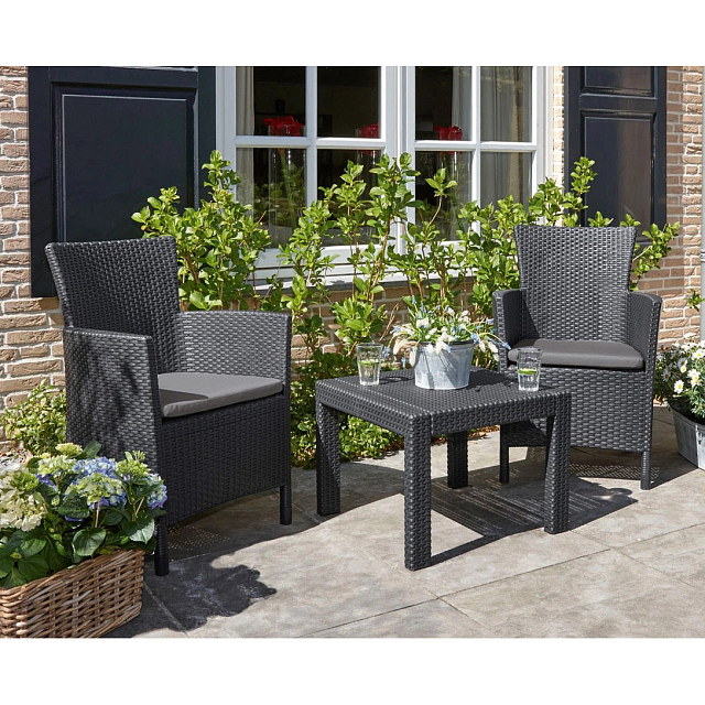 Лаунж зона Keter Rosario balcony set графит 