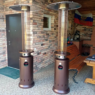 Уличный газовый обогреватель WWT 13D Brown, уличное оборудование