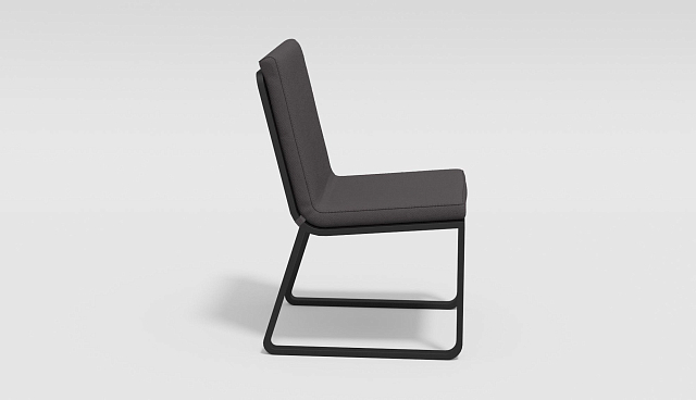 Обеденная зона Gardenini Voglie 180 Карбон / Антрацит со стульями Voglie 