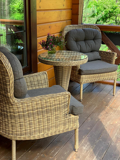 Кресло 4SIS Алиса, цвет соломенный 