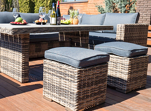 Комплект мебели из искусственного ротанга Lite Sanremo, садовая мебель