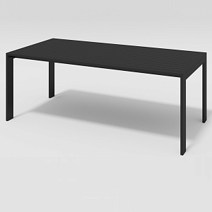 Стол Gardenini Malia Black 220 для дачи Стол Gardenini Malia Black 220, садовая мебель