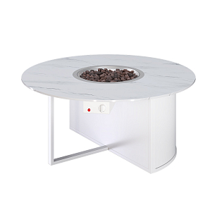 Стол-камин Kaminex Бромо Белый, уличное оборудование