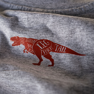 Одежда и аксессуары Футболка St.Tomato с двухсторонней печатью Butcher cuts scheme M/L для BBQ