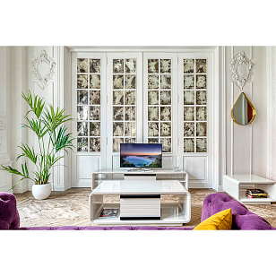 ТВ-тумба Paoli Velvet Цвет: серый беж, товары для загородного дома