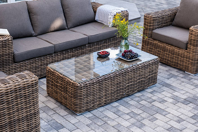 Лаунж-зона 4SIS Палермо, цвет соломенный 