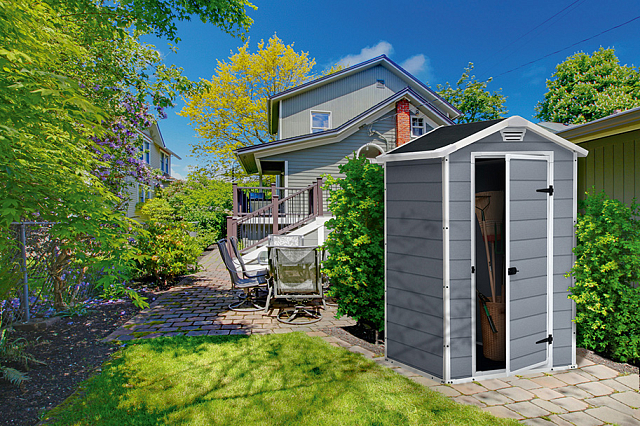 Пластиковый сарай Keter Manor 4x3 