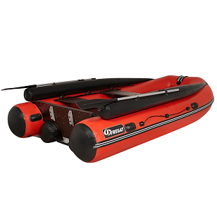 Лодка ПВХ Фрегат 390 FM Jet/L/S красная для хобби и пикника