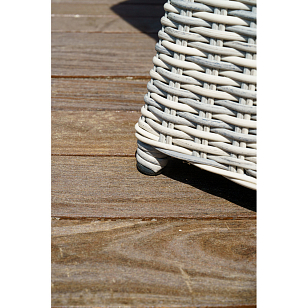 Лаунж зона Lite Venezia (2-местный диван, стол, 2 кресла) Цвет: серый, садовая мебель