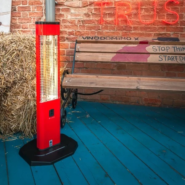 Уличный электрический обогреватель Luxeva VR red 2500 