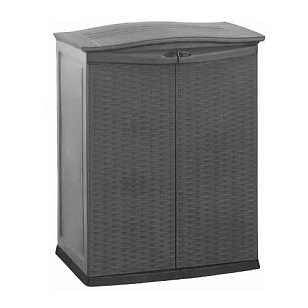 Уличная тумба Keter Rattan Style Base серый, садовая мебель