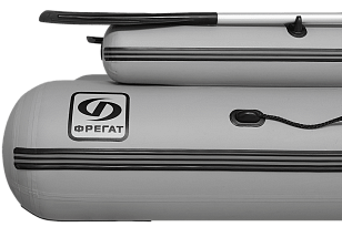 Лодка ПВХ Фрегат 350 F серая для хобби и пикника