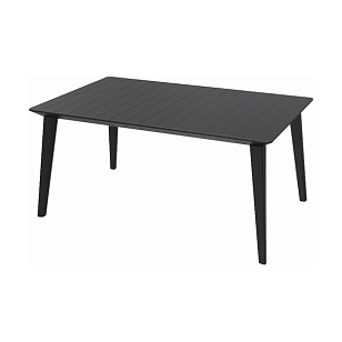 Стол Keter Lima графит для дачи Стол Keter Lima графит, садовая мебель